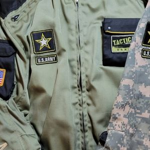 Army motorcycle jacket